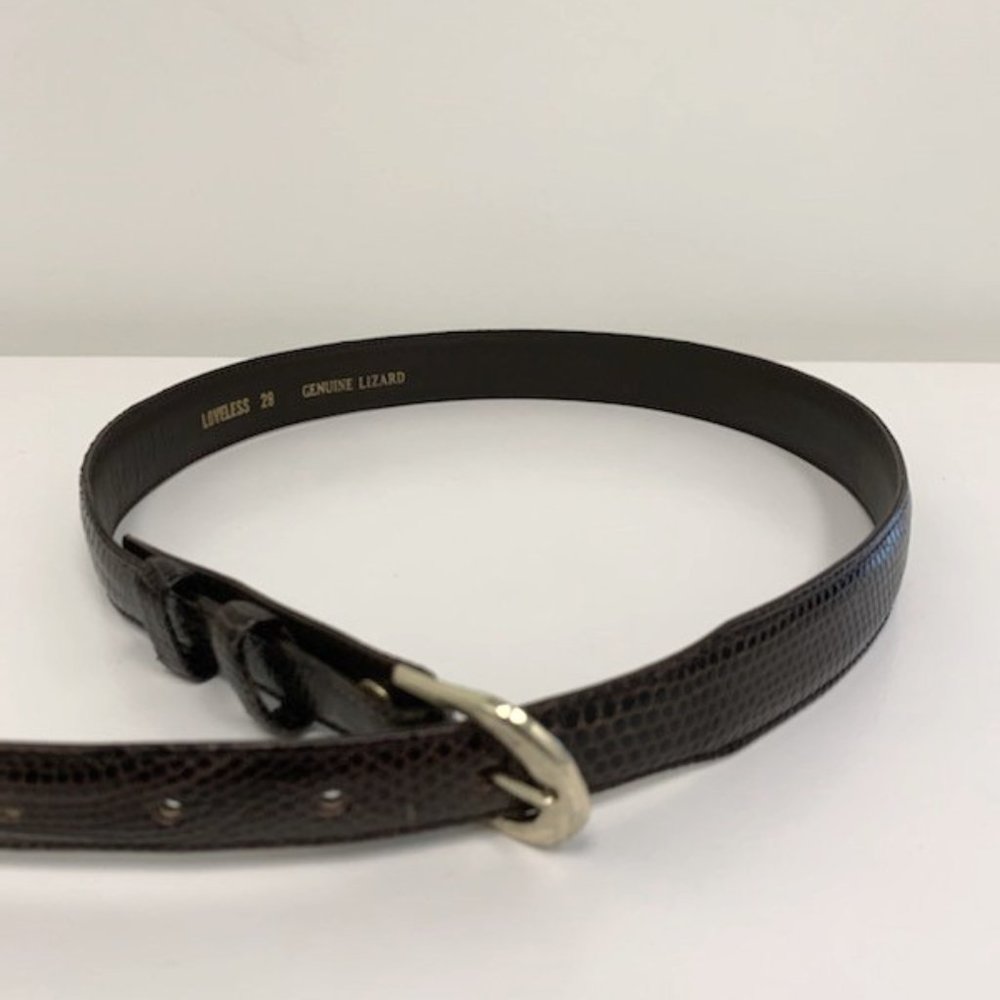 Genuine Loveless Woman 29 belt - Black